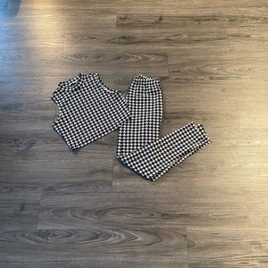 Crop tank top and Leggings set